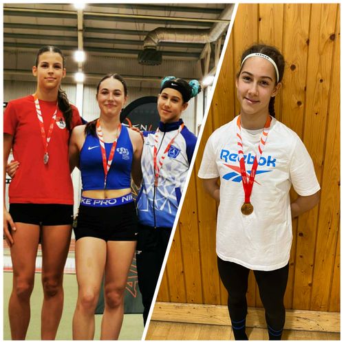 Bronzérem a Fedettpályás U15 Atlétikai Magyar Bajnokságon