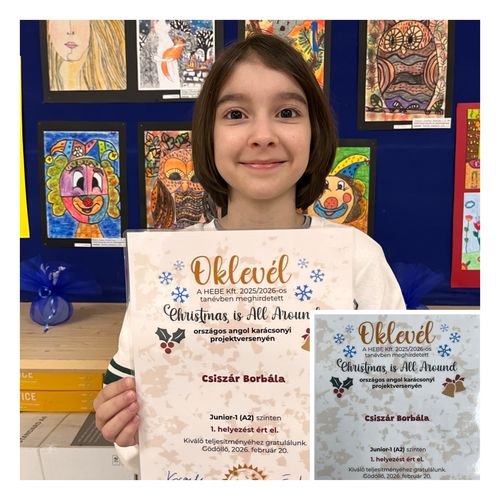  Országos angol nyelvi levelezős verseny