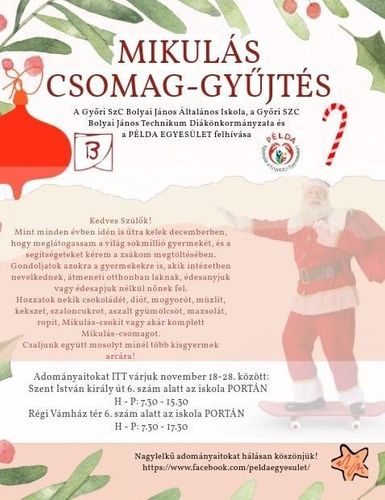 MIKULÁS CSOMAG-GYŰJTÉS